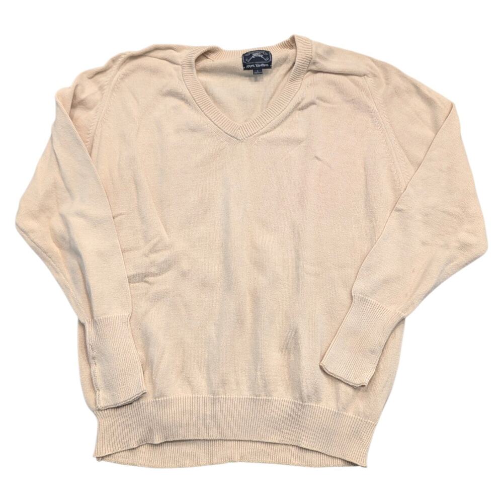 90s Burberrys Golf V-Neck Pullover Sweater